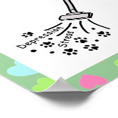 チョコレートラブラドール漫画 ポスター (角)