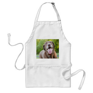 チョコレートラブラドール犬 スタンダードエプロン