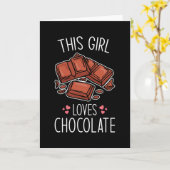 チョコレートラブ引用文ガおもしろいール カード (黄色い花)