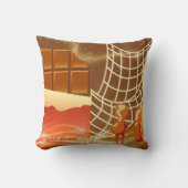 チョコレートラブ クッション (正面)