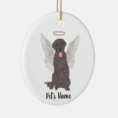 チョコレートラブ 追悼記念 セラミックオーナメント (右)