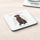 チョコレートラボはエンジェルズコースターセット コースター (左側)