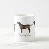 チョコレートラボウォーターデザイン コーヒーマグカップ (中央)