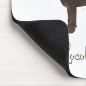 チョコレートラボウォーターデザイン マウスパッド (コーナー)