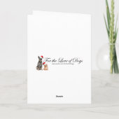 チョコレートラボクリスマスカード シーズンカード (裏面)