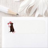 チョコレートラボクリスマス差出人住所ラベル ラベル (インサイチュ)