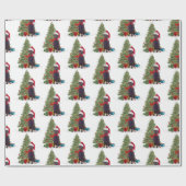 チョコレートラボクリスマス ラッピングペーパー (フラット)