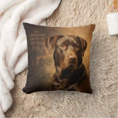 チョコレートラボパパ クッション (ブランケット)