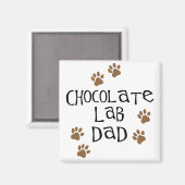 チョコレートラボパパ マグネット (正面/裏面)
