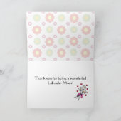 チョコレートラボママ&グリーンフローラ カード (内部)