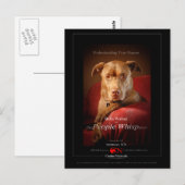 チョコレートラボミックスドッグ映画ポスター ポストカード (正面/裏面)