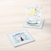 チョコレートラボモノグラムグランミレニアル スクエアペーパーコースター (インサイチュ)