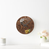 チョコレートラボラテ ラウンド壁時計 (ホーム)