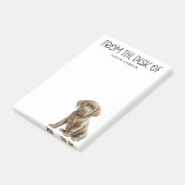 チョコレートラボラバー ポストイット (アングル)