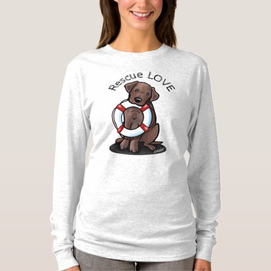 チョコレートラボレスキューTシャツ Tシャツ (正面)