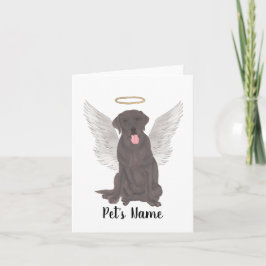 チョコレートラボ悔やみや弔慰メモリアル カード