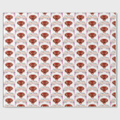 チョコレートラボ誕生日 ラッピングペーパー (フラット)