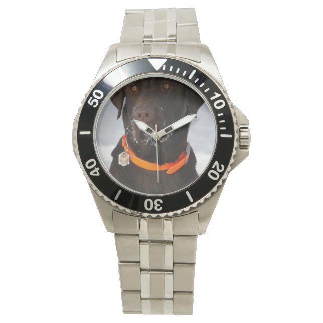 チョコレートラボ 腕時計 (正面)