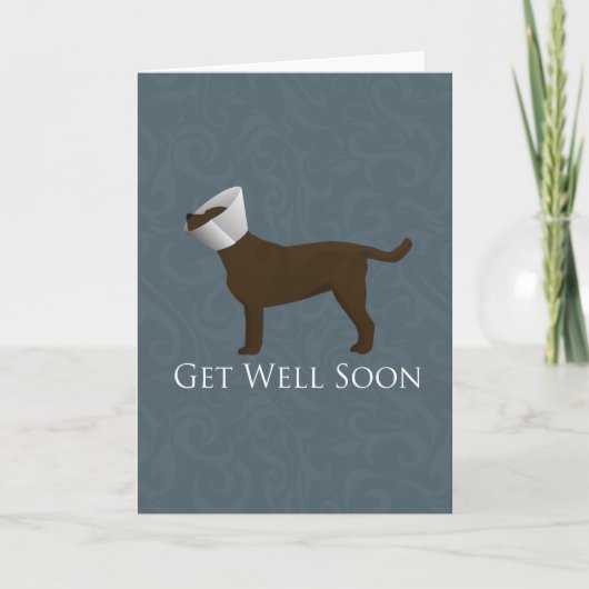 チョコレートラボGet Well Soonデザイン カード (正面)