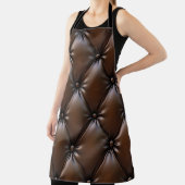 チョコレートレザー:贅沢な上皮テクスチャー エプロン (インサイチュ)