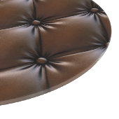 チョコレートレザー:贅沢な上皮テクスチャー カッティングボード (角)