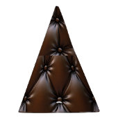 チョコレートレザー:贅沢な上皮テクスチャー パーティーハット (右)