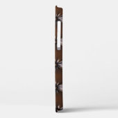 チョコレートレザー：贅沢な上皮テクスチャー Case-Mate iPhoneケース (裏面 / 左)