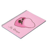 チョコレートレシピの本の箱 ノートブック (左側)