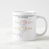 チョコレートレシピ付きマイクロ波マグケーキキット ジャンボコーヒーマグカップ (右)