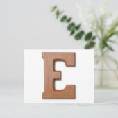 チョコレートレターE ポストカード (スタンド正面)