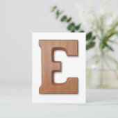 チョコレートレターE ポストカード (スタンド正面)