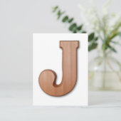 チョコレートレターJ ポストカード (スタンド正面)