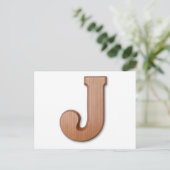 チョコレートレターJ ポストカード (スタンド正面)
