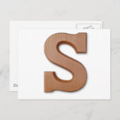 チョコレートレターS ポストカード (正面/裏面)