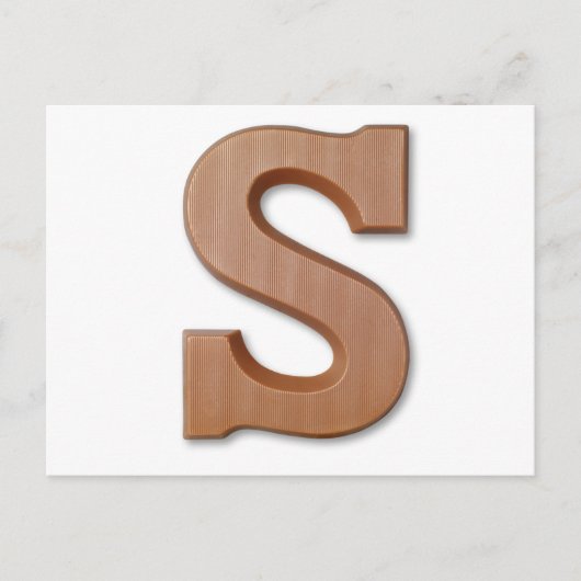 チョコレートレターS ポストカード (正面)