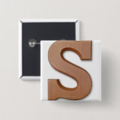 チョコレートレターs 缶バッジ (正面&裏面)