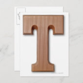 チョコレートレターt ポストカード (正面/裏面)