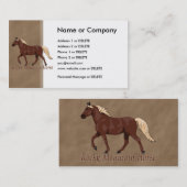 チョコレートロッキーマウンテンホース 名刺 (正面/裏面)