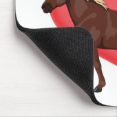 チョコレートロッキー山馬が大好き マウスパッド (コーナー)