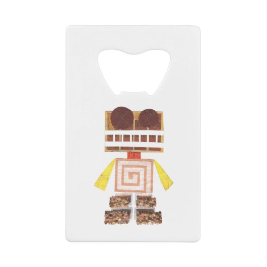 チョコレートロボットクレジットカードの栓抜き クレジットカード栓抜き (正面)