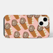 チョコレートロールケーキ iPhoneケース (裏面横)