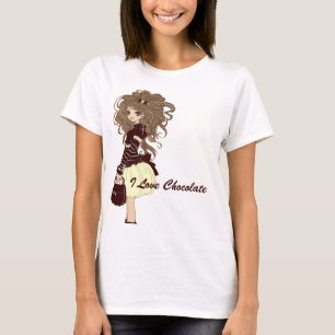 チョコレートワイシャツ#2 Tシャツ