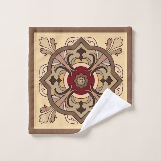 チョコレートワイン ウォッシュタオル (ウォッシュタオル)