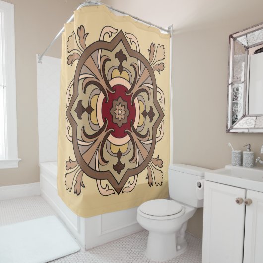 チョコレートワイン シャワーカーテン (インサイチュ)