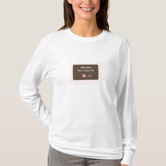 チョコレート万歳 Tシャツ (正面)