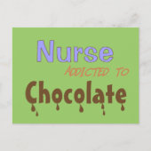 チョコレート中毒ナース ポストカード (正面)