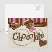 チョコレート中毒 ポストカード (正面/裏面)