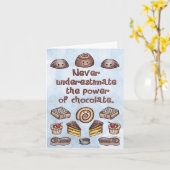 チョコレート力Notecard カード (黄色い花)