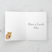 チョコレート卵編集可能なイースターハムスター シーズンカード (内部)