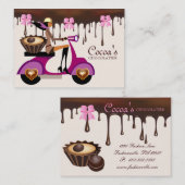 チョコレート名刺のスクーターChocolatier 名刺 (正面/裏面)